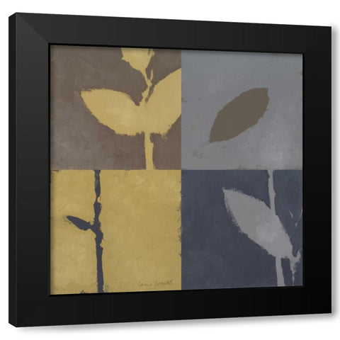 Serene Expression II Black Modern Wood Framed Art Print with Double Matting by Loreth, Lanie