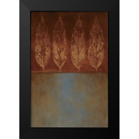 Stem of Brunir II Black Modern Wood Framed Art Print by Loreth, Lanie