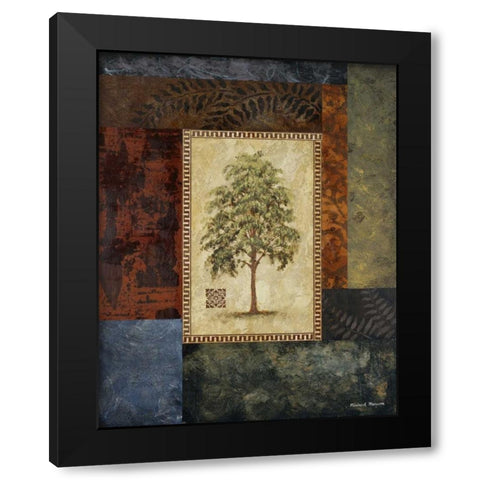 Eucalyptus Tree I Black Modern Wood Framed Art Print with Double Matting by Marcon, Michael