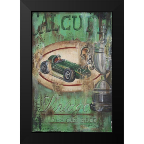 Vintage Calcutta I Black Modern Wood Framed Art Print by Hakimipour-Ritter