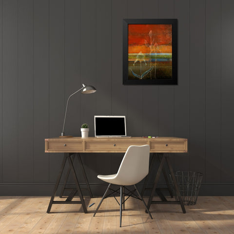 Imagination I Black Modern Wood Framed Art Print by Pinto, Patricia