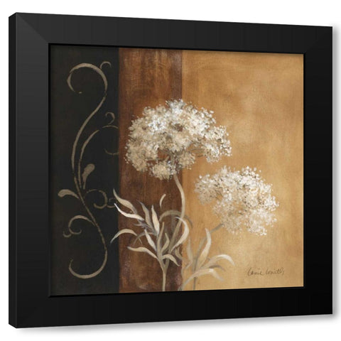 Delicate Beauty I Black Modern Wood Framed Art Print by Loreth, Lanie
