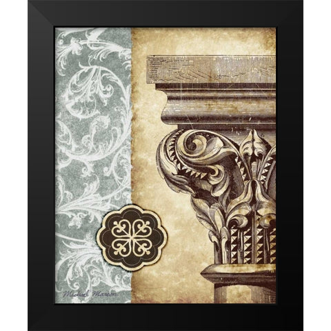 Romanesque I Black Modern Wood Framed Art Print by Marcon, Michael