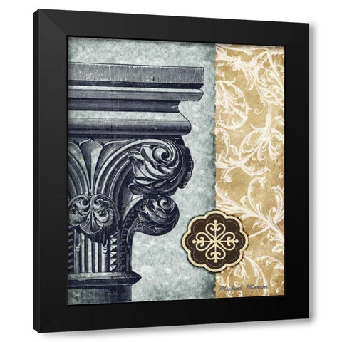 Romanesque II Black Modern Wood Framed Art Print by Marcon, Michael