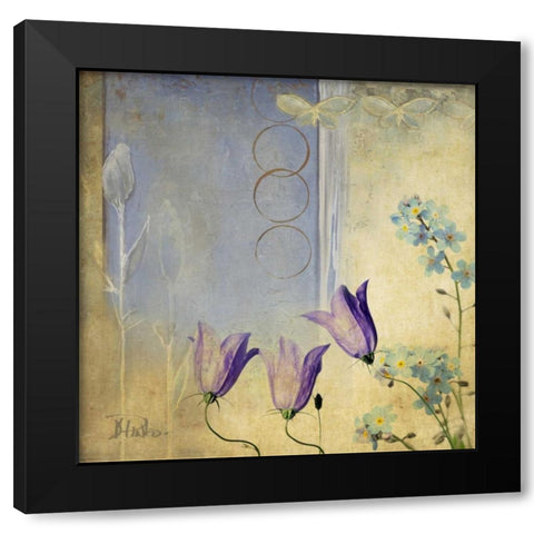 Sunrise I Black Modern Wood Framed Art Print with Double Matting by Pinto, Patricia