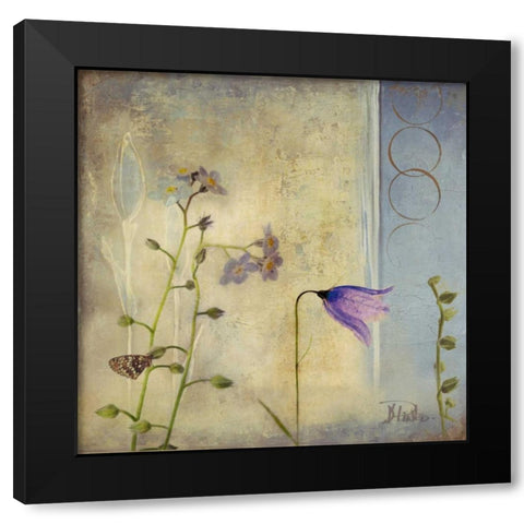 Sunrise II Black Modern Wood Framed Art Print with Double Matting by Pinto, Patricia