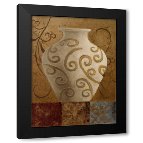 Elegant Vessel I Black Modern Wood Framed Art Print with Double Matting by Loreth, Lanie
