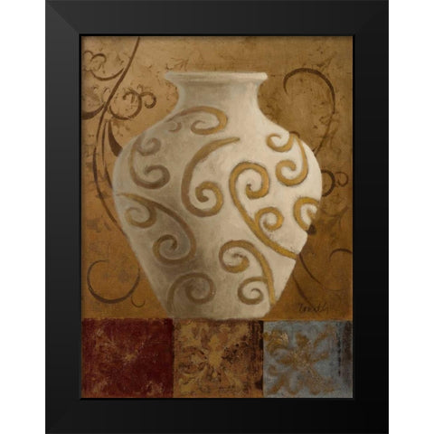 Elegant Vessel I Black Modern Wood Framed Art Print by Loreth, Lanie