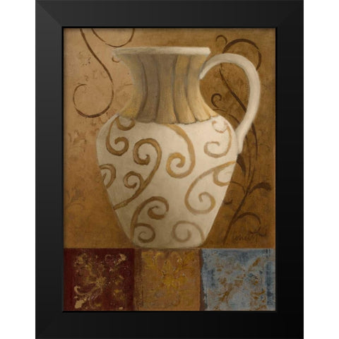Elegant Vessel II Black Modern Wood Framed Art Print by Loreth, Lanie