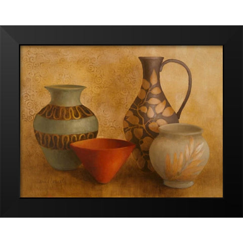 Decorative Vessel Still Life I Black Modern Wood Framed Art Print by Loreth, Lanie