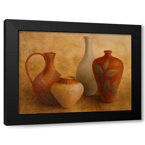 Decorative Vessel Still Life II Black Modern Wood Framed Art Print with Double Matting by Loreth, Lanie