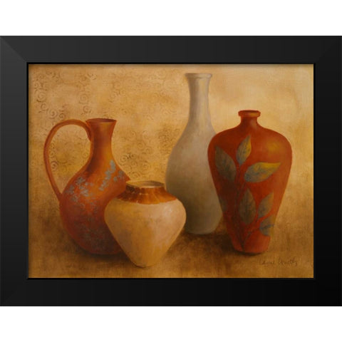 Decorative Vessel Still Life II Black Modern Wood Framed Art Print by Loreth, Lanie