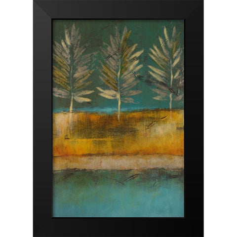 Midnight Island I Black Modern Wood Framed Art Print by Loreth, Lanie