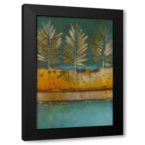 Midnight Island II Black Modern Wood Framed Art Print by Loreth, Lanie