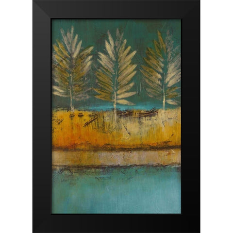 Midnight Island II Black Modern Wood Framed Art Print by Loreth, Lanie