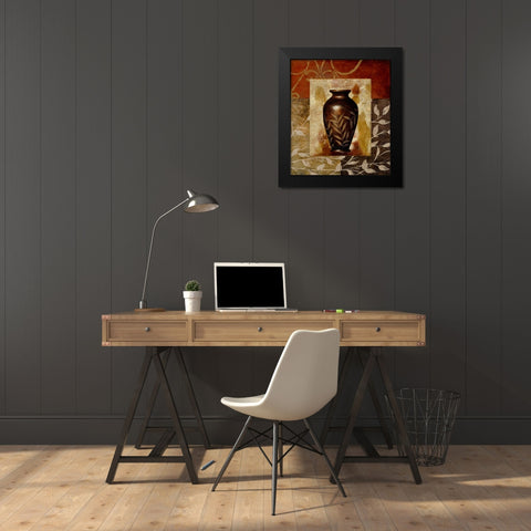 A Familiar Vessel I Black Modern Wood Framed Art Print by Marcon, Michael
