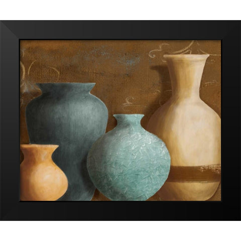 Ancient Clay II Black Modern Wood Framed Art Print by Loreth, Lanie