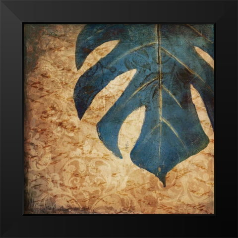 Balazo Damask I Black Modern Wood Framed Art Print by Pinto, Patricia