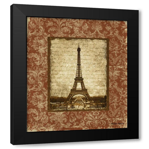Jaime Paris I Black Modern Wood Framed Art Print with Double Matting by Marcon, Michael