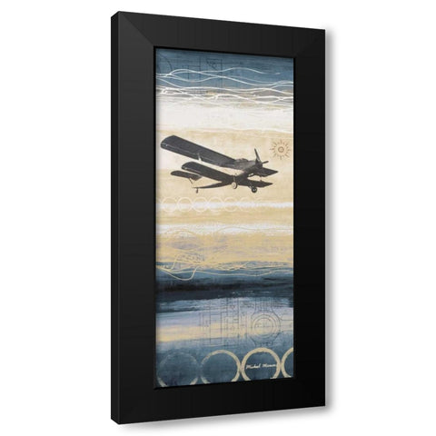Through the Wind I Black Modern Wood Framed Art Print with Double Matting by Marcon, Michael