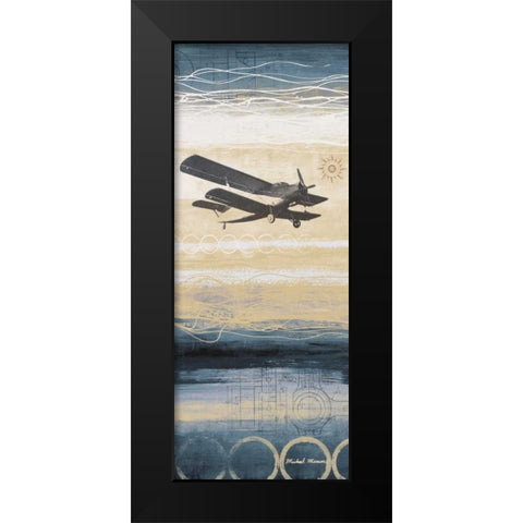 Through the Wind I Black Modern Wood Framed Art Print by Marcon, Michael