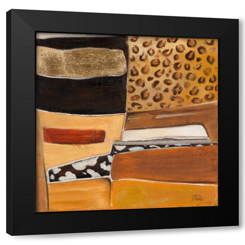 Congo II Black Modern Wood Framed Art Print by Pinto, Patricia