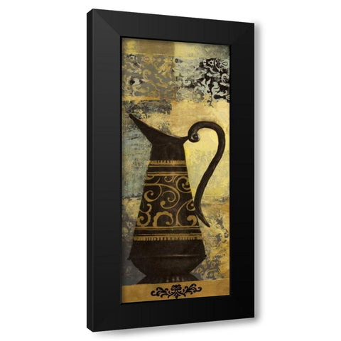 Vintage Vessel I Black Modern Wood Framed Art Print with Double Matting by Marcon, Michael