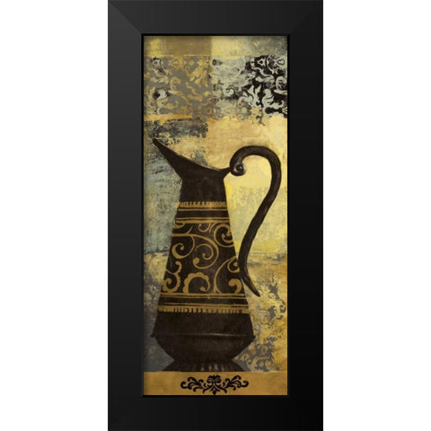 Vintage Vessel I Black Modern Wood Framed Art Print by Marcon, Michael