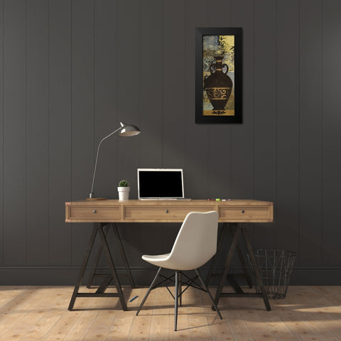 Vintage Vessel II Black Modern Wood Framed Art Print by Marcon, Michael