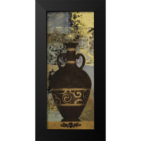 Vintage Vessel II Black Modern Wood Framed Art Print by Marcon, Michael