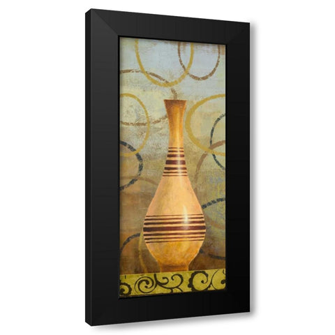 Symphony I Black Modern Wood Framed Art Print with Double Matting by Marcon, Michael