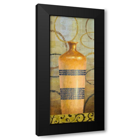 Symphony II Black Modern Wood Framed Art Print with Double Matting by Marcon, Michael