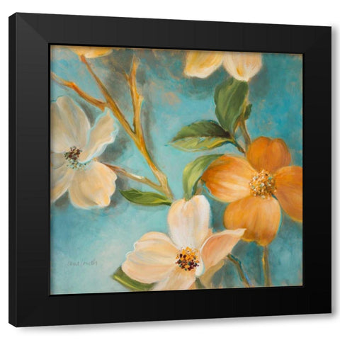 Bella Fiori I Black Modern Wood Framed Art Print by Loreth, Lanie