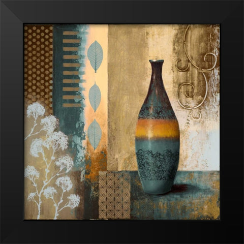 Earthly Pottery I Black Modern Wood Framed Art Print by Marcon, Michael
