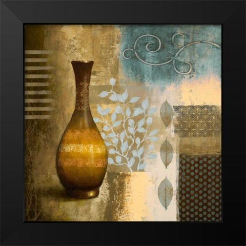 Earthly Pottery II Black Modern Wood Framed Art Print by Marcon, Michael