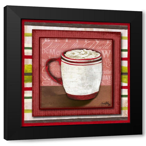 Taste of Christmas I Black Modern Wood Framed Art Print by Medley, Elizabeth