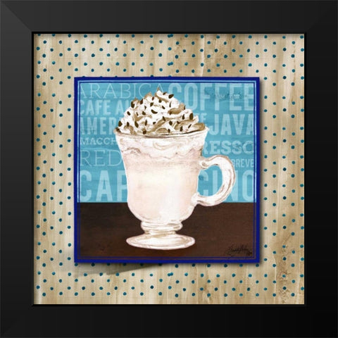 Morning Brew II Black Modern Wood Framed Art Print by Medley, Elizabeth