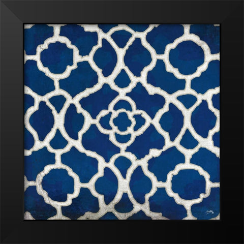 Indigo Modele I Black Modern Wood Framed Art Print by Medley, Elizabeth
