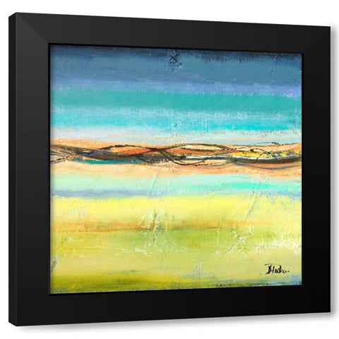 Twilight II Black Modern Wood Framed Art Print by Pinto, Patricia