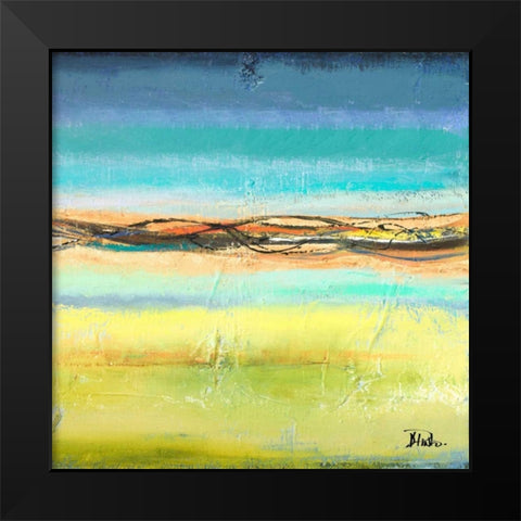 Twilight II Black Modern Wood Framed Art Print by Pinto, Patricia