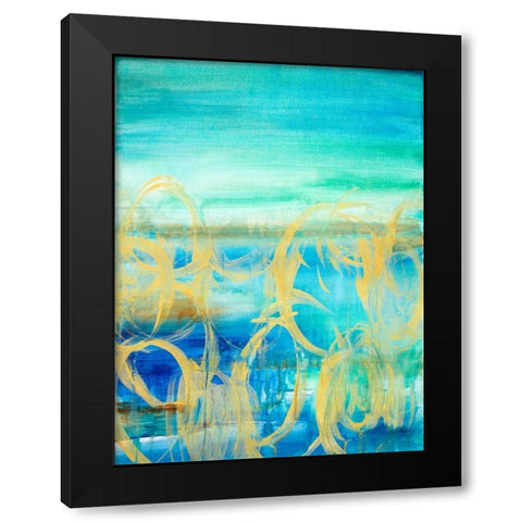 Caught up in the Wind I Black Modern Wood Framed Art Print with Double Matting by Loreth, Lanie