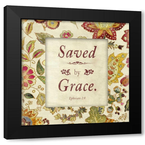 Saved II Black Modern Wood Framed Art Print by Loreth, Lanie