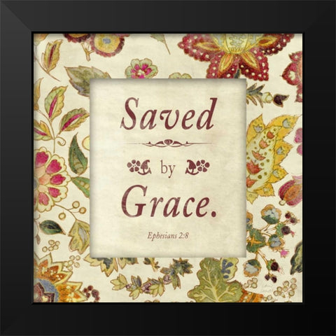 Saved II Black Modern Wood Framed Art Print by Loreth, Lanie
