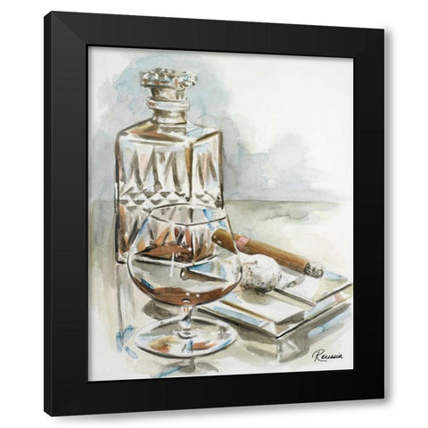 19th Hole Black Modern Wood Framed Art Print with Double Matting by French-Roussia, Heather