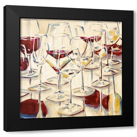 A Warm Toast II Black Modern Wood Framed Art Print by French-Roussia, Heather A.