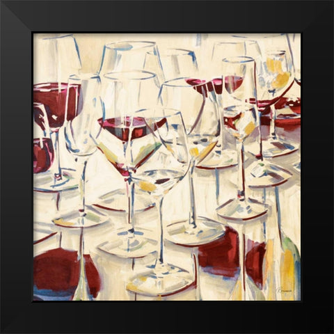 A Warm Toast II Black Modern Wood Framed Art Print by French-Roussia, Heather A.