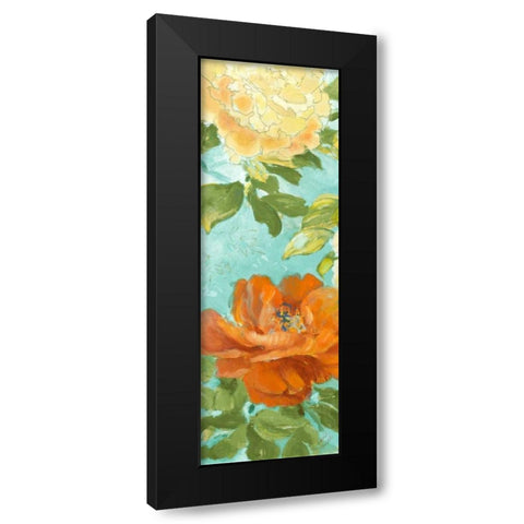 Beauty of the Blossom Panel II Black Modern Wood Framed Art Print with Double Matting by Loreth, Lanie