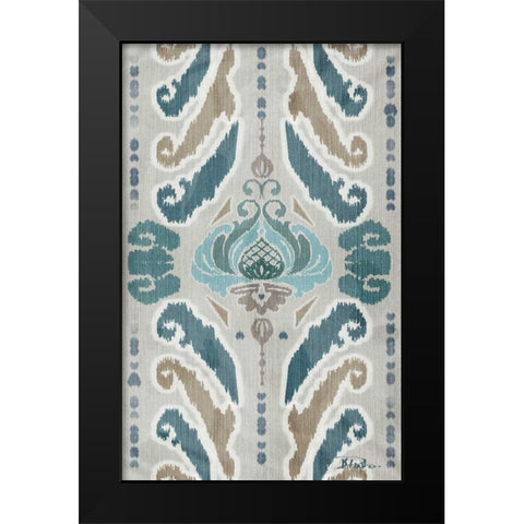 A Touch of Flourish I Black Modern Wood Framed Art Print by Pinto, Patricia