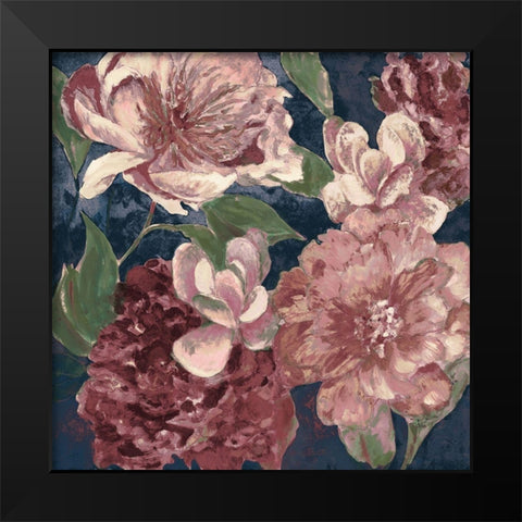 Savvy With Navy Black Modern Wood Framed Art Print by Loreth, Lanie