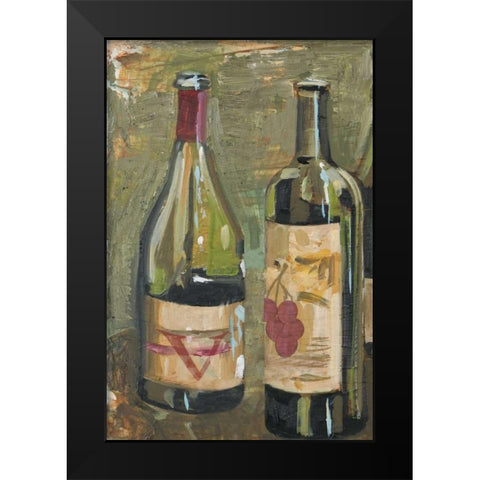 Vino I Black Modern Wood Framed Art Print by French-Roussia, Heather